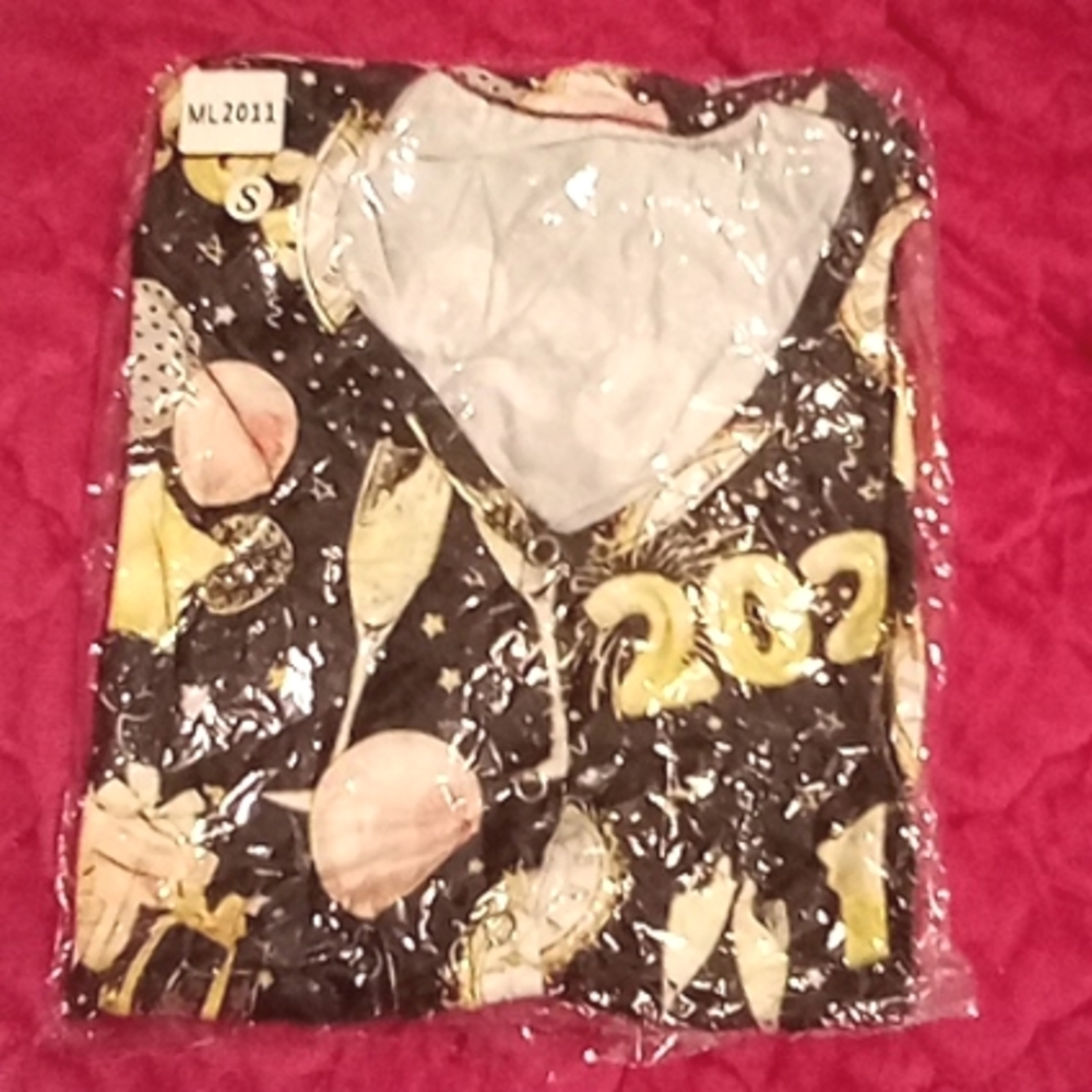 Long sleeve onesie pajamas -2020 New Year